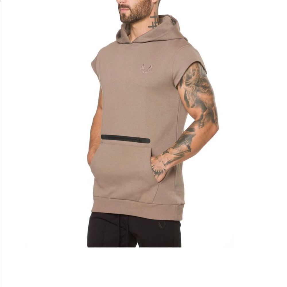 NWT ASRV Drop shoulder hoodie (French beige)